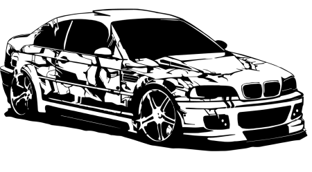 BMW Headlight vector f90m5