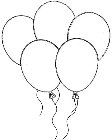 Шарики раскраска