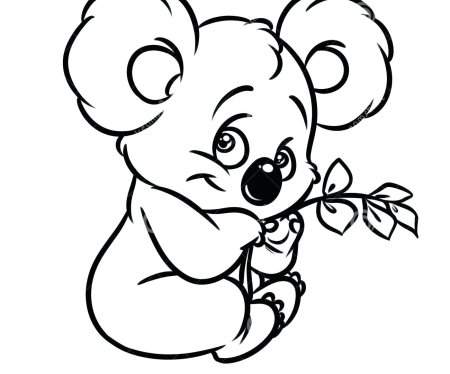 Коала шаблон