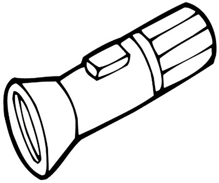 Фонарь раскраска