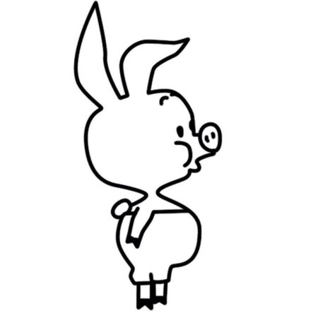 Пятачок раскраска