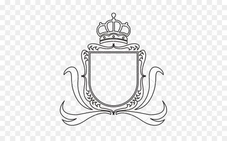 Форма гербов для раскрашивания
