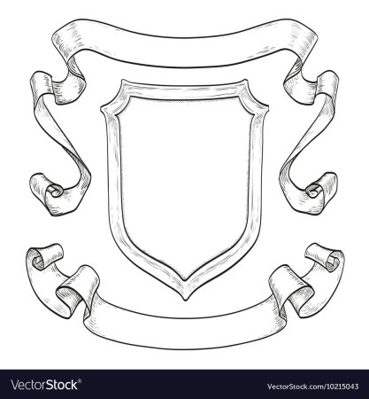 Рисунок герб для раскрашивания