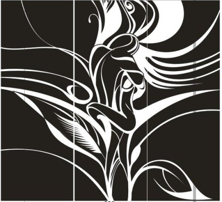 Трафареты абстракция