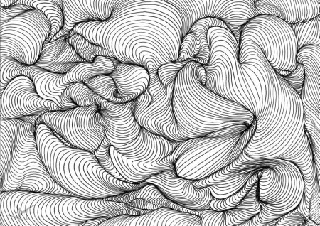 Паттерн плавные линии