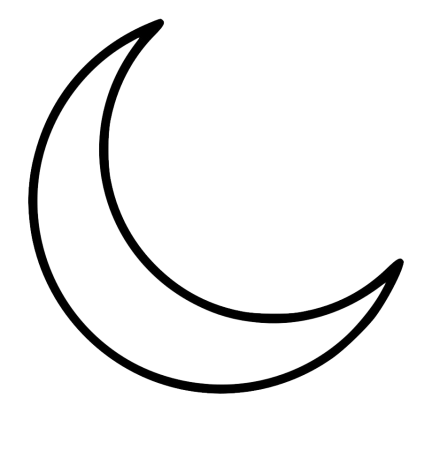 Полумесяц с узором