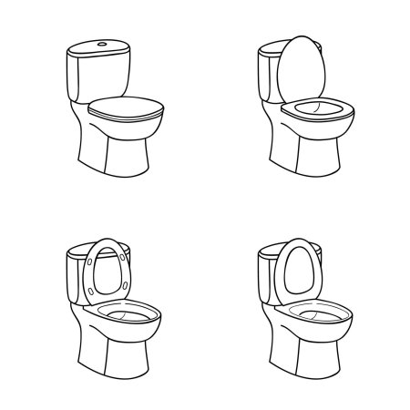 Унитаз эскиз