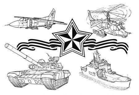 Рисунки на военной технике