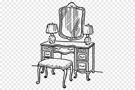 Раскраска "мебель"