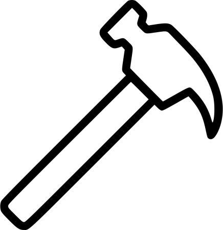 Молоток контур