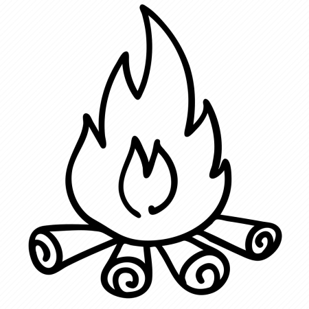 Костер пиктограмма