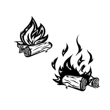 Трафарет линии огня