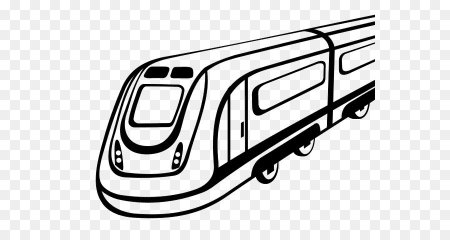 Поезд рисунок