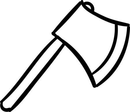 Топор svg