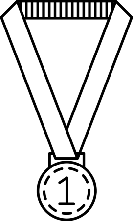 Медаль раскраска