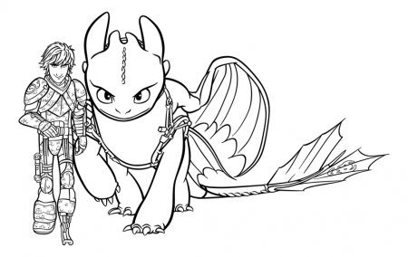 Раскраска дракон Беззубик раскраска