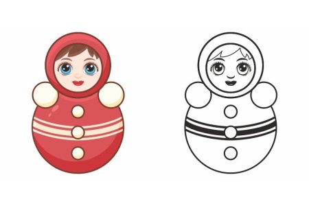 Неваляшка картинка для детей