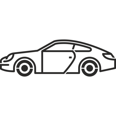 Контур автомобиля сбоку