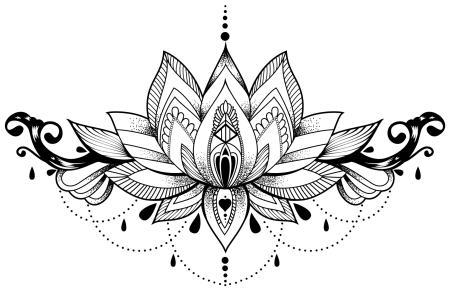 Мандала Индия Лотос