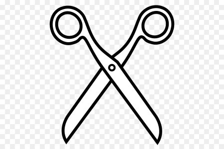 Ножницы раскраска