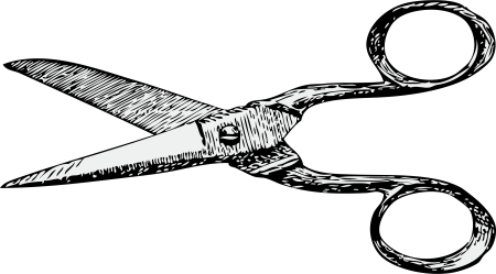 Схематические ножницы