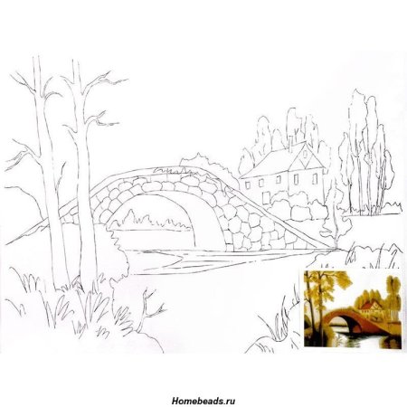 Холст на картоне dk13701