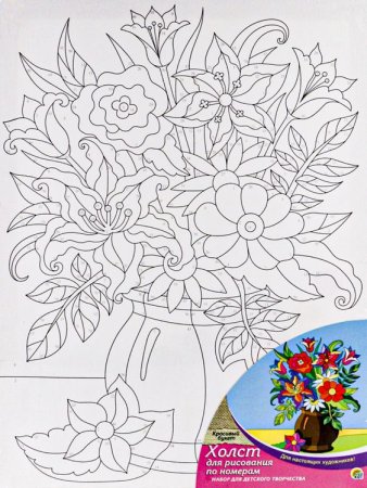 Холст на картоне с контуром мост Сонет 30*40см