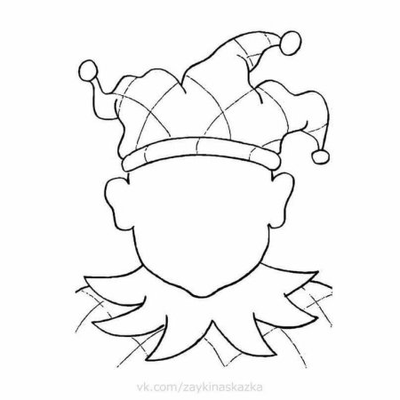 Трафареты клоунов для детей