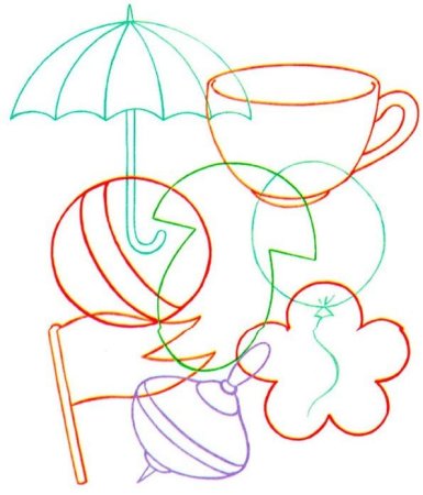 Зрительное восприятие для детей 4-5 лет