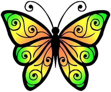 Бабочка рисунок