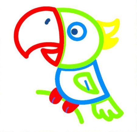 Цветные раскраски для детей