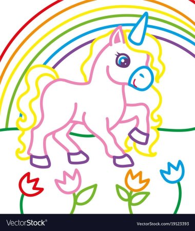 Раскраски для девочек с цветным контуром