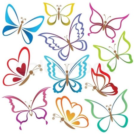 Векторные бабочки