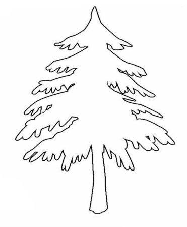 Елка черно белая