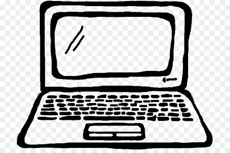 Ноутбук векторный рисунок