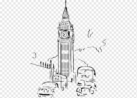 Башня Лондона Биг Бен вектор