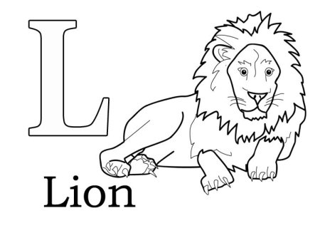 Карточки с английскими буквами для раскрашивания