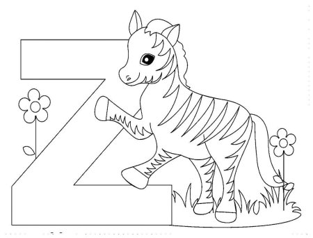 Английские буквы в виде животных