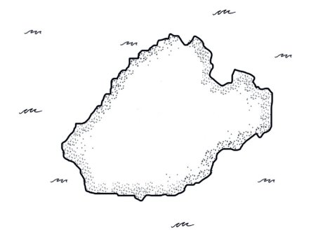 Очертания островов