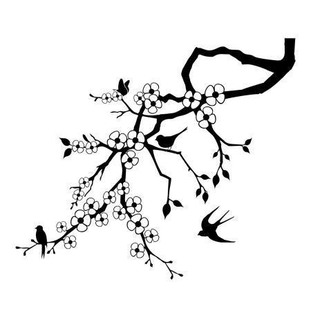 Трафарет Сакуры