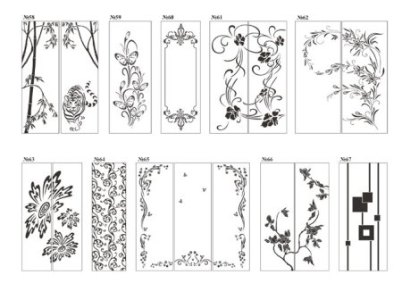 Узоры на шкаф