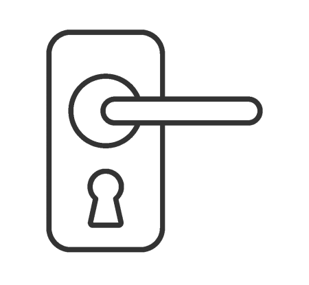 Раскраска ручка дверная