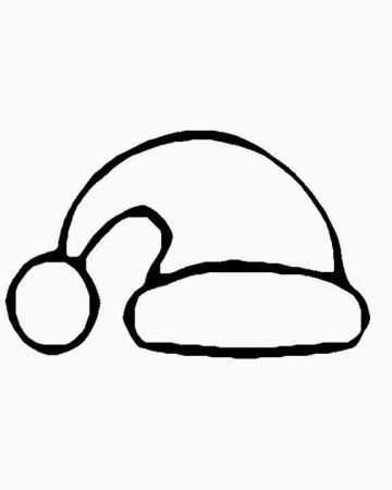 Новогодняя шапка раскраска