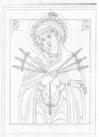 Прориси икон Богородицы Владимирская