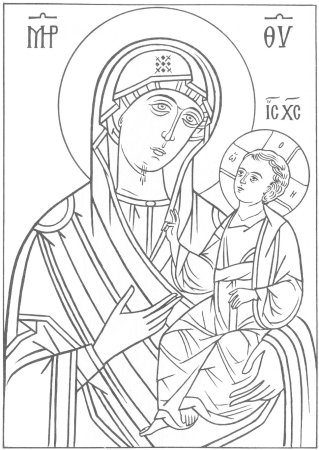 Прориси икон Иисуса Христа