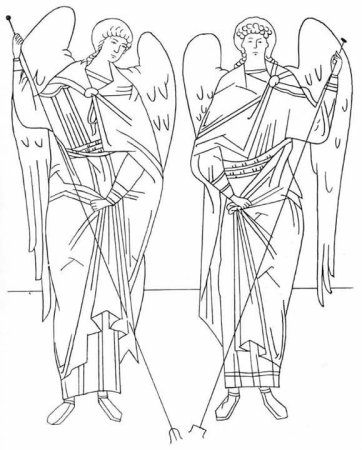 Прорись иконы Николая Чудотворца