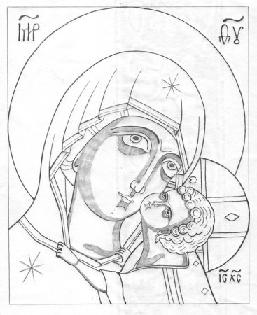 Прориси икон Богородицы