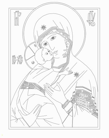 Прориси икон Богородицы Владимирская