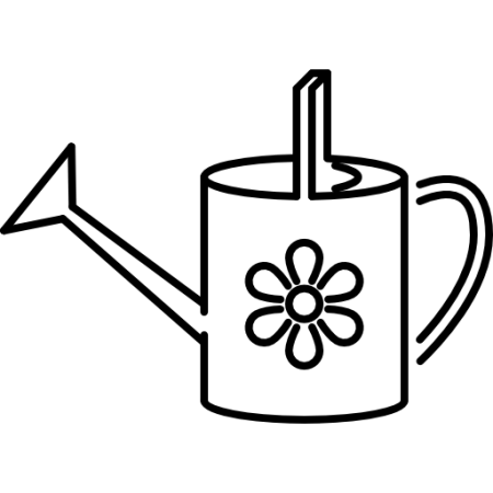 Лейка раскраска