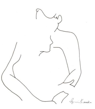 Рисунки карандашом одной линией